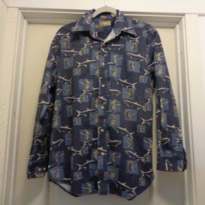 NATURAL ISSUE BIG FISH SHIRT S /CH